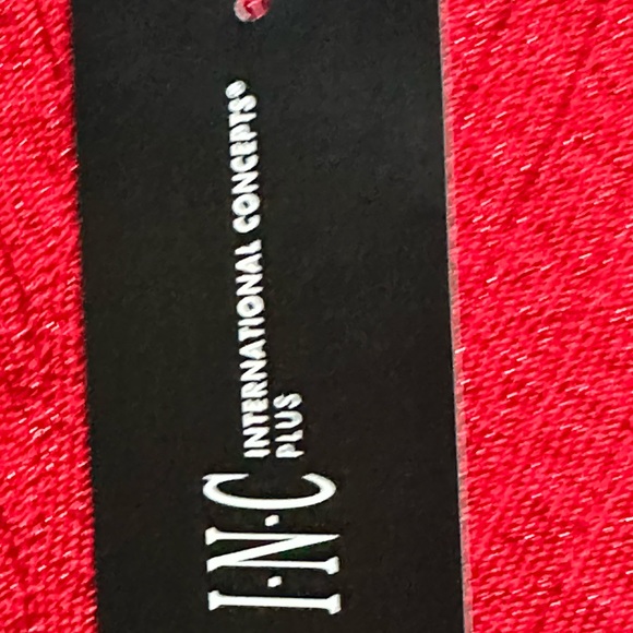 Gorgeous red cold shoulder shine sweater-New with tag! - Picture 6 of 6